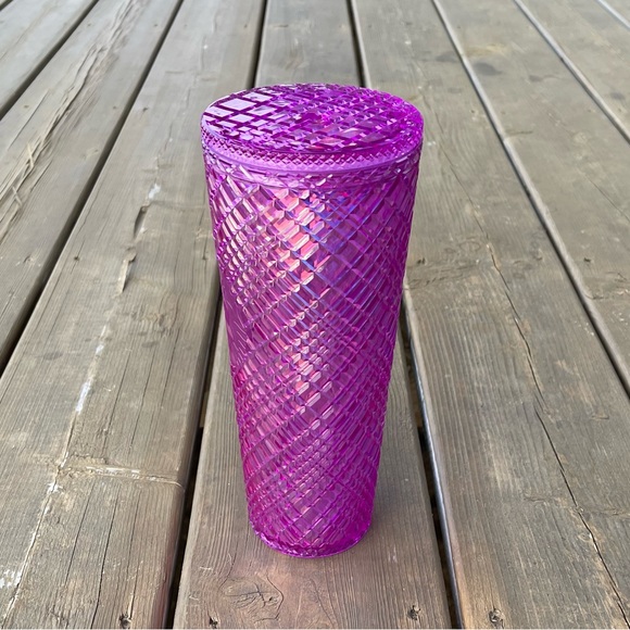 Starbucks Valentine’s 2021 Venti Purple Pink Taffy Iridescent Jewelled Tumbler - Picture 5 of 14